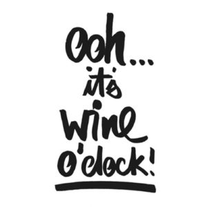 Serviette Wine O Clock