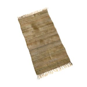 Teppich Beige mit Fransen 50x90cm