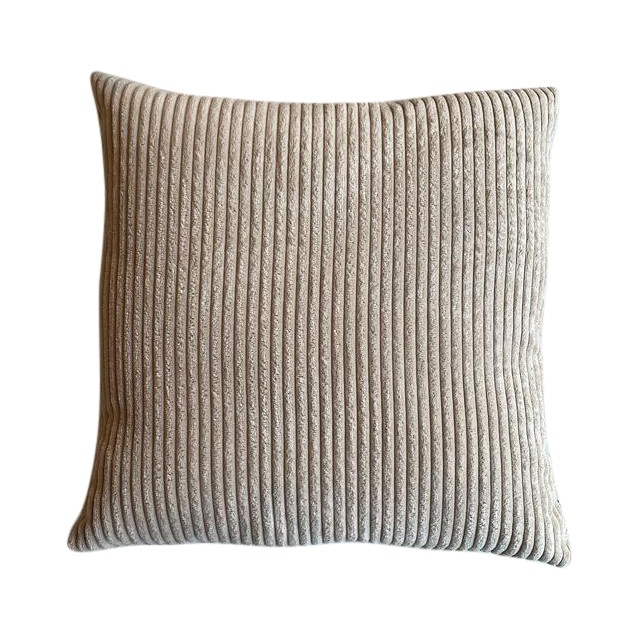 Kissen Ribcord Ivory 101 50x50cm 020038