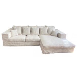 Elegantes Feincord Sofa Amsterdam