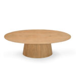 Ovaler Couchtisch Mangoholz 120x70cm