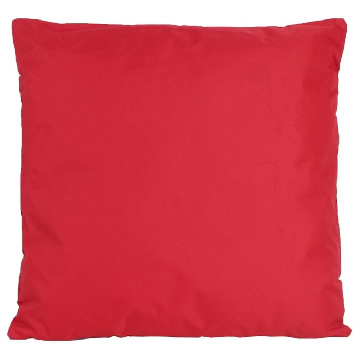 Rotes Outdoor-Kissen 60x60 cm - wetterbeständig, UV-resistent und ideal für farbenfrohe Terrassen im Dopamine Decor-Look